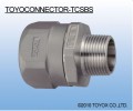 日本TOYOX-管件,不锈钢接头,金属接头,TOYOCONNECTOR TCSBS接头 (TOYOX胶管专用接头)/TCSBS