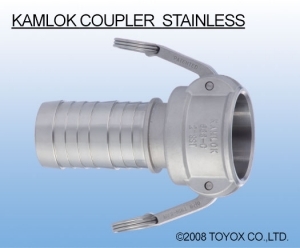 日本TOYOX-管件,不锈钢接头,对接,KAMLOK COUPLER 胶管接头 不锈钢制/633-C SST
